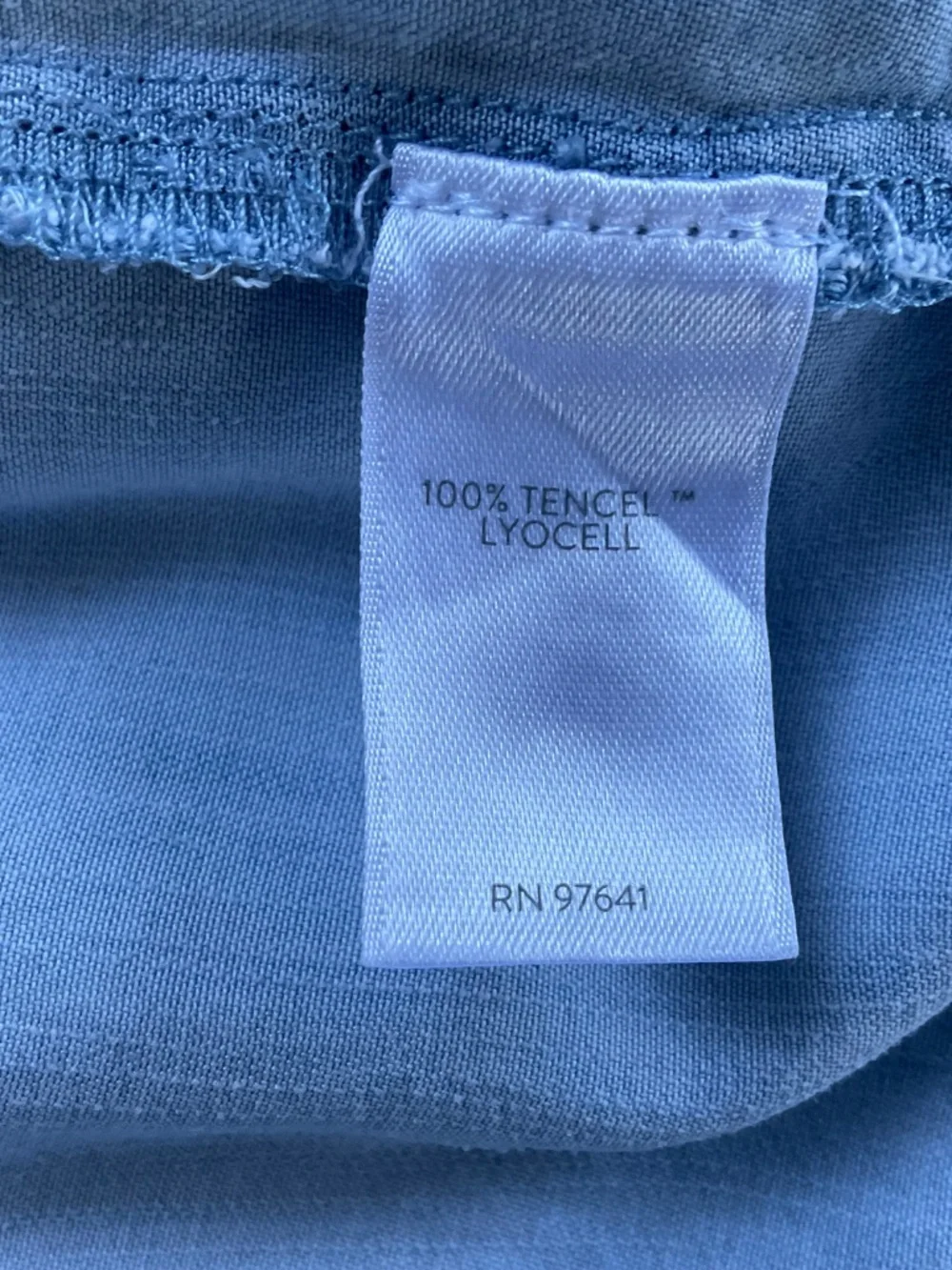 J. Jill Wide-Leg Cropped Pants Sz L Petite Blue Chambray Pull On Comfort Coastal